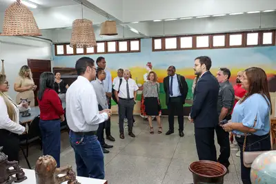 notícia: Governo do Amapá recebe comitiva da Guiana Francesa para tratativas de acordo que viabiliza novos intercâmbios