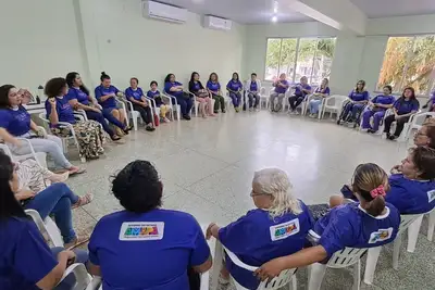 notícia: Governo do Amapá promove momento de cuidado e acolhimento para pacientes com fibromialgia no Cerpis