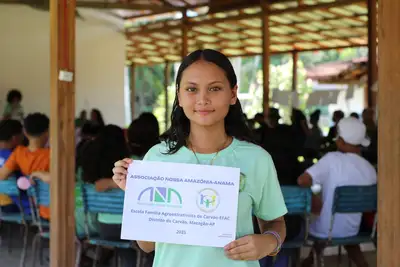 notícia: 'É um grande passo na minha vida', destaca estudante ribeirinha que representa escola na Conferência Infantojuvenil pelo Meio Ambiente