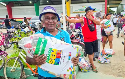 notícia: 'Vai nos ajudar muito nesse período de dificuldades', diz agricultor afetado pela praga da mandioca e beneficiado pelo 'Amapá sem Fome'