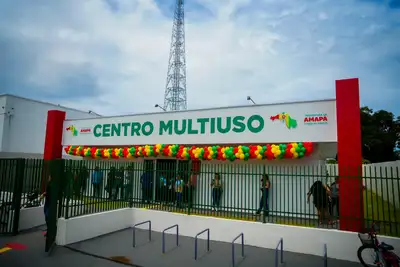galeria: Descerramento do Centro Multiuso do Município do Amapá