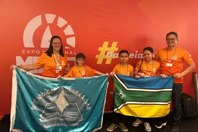 notícia: Projeto com sementes de jucá desenvolvido por alunos de escola estadual do Amapá é destaque em evento científico no Ceará 