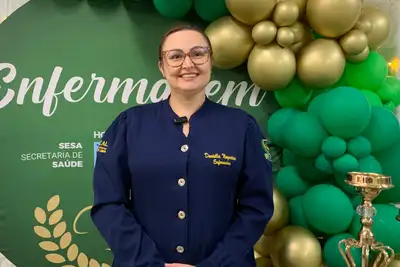 notícia: 'Ninguém escolhe ser paciente, mas nós escolhemos ser enfermeiros', diz profissional na 4ª Semana de Enfermagem do Hcal