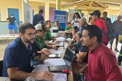 notícia: Caravana de Atendimento Rural transforma vidas de agricultores do assentamento Nova Colina em Porto Grande
