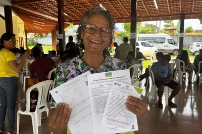 notícia: 'Oportunidade chegou para investir em piscicultura’, celebra agricultora durante ação do Governo do Amapá na Caravana Rural