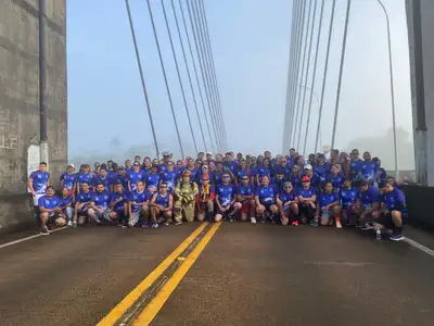 notícia: Com apoio do Governo do Amapá, Corrida de Oiapoque marca circuito esportivo em homenagem aos 80 anos do município   