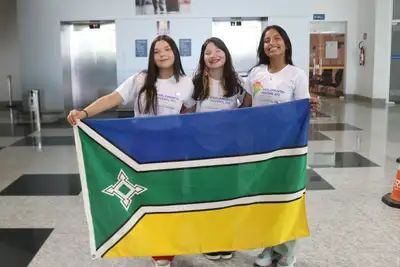 notícia: Estudantes do Amapá viajam para Brasília para representar o estado na etapa nacional do Parlamento Juvenil do Mercosul