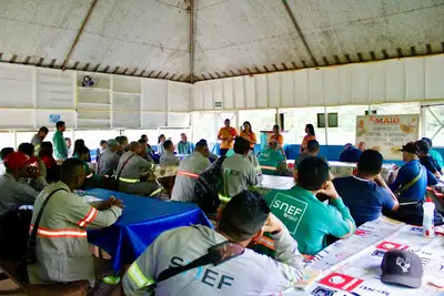 notícia: Governo do Amapá orienta trabalhadores sobre combate ao abuso e exploração infantil de crianças e adolescentes, em Oiapoque 