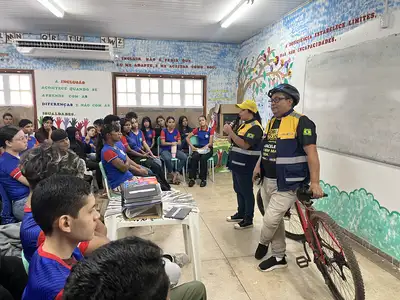 notícia: Maio Amarelo: Governo do Amapá promove ações educativas em municípios da Região dos Lagos