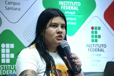 Professora do Ifap, Amanda Carvalho