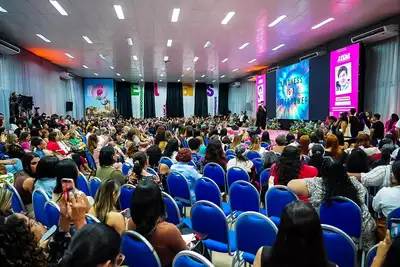 notícia: Abertura do 1º Encontro de Lideranças Femininas do Amapá reforça ancestralidade e empoderamento da mulher, com apoio do Governo do Estado