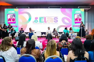 Foto: Jessé Matos/Agência Grito Primeira dama do Amapá e organizadora do evento, Priscilla Fores