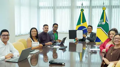 notícia: Alinhado à política nacional, Governo do Amapá assina pacto federativo para a erradicação do trabalho escravo