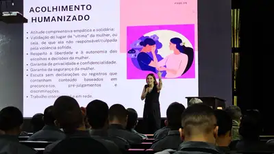 notícia: Governo do Amapá promove seminário para reforçar atendimento humanizado às mulheres vítimas de violência 