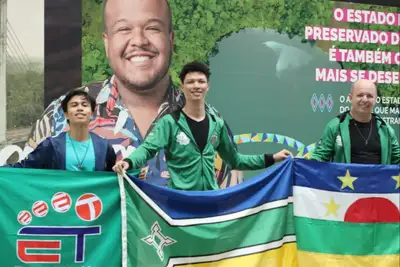 notícia: Com apoio do Governo do Amapá, estudantes embarcam para feira internacional nos Estados Unidos