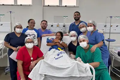 notícia: Fundação de Saúde Amapaense registra primeiro parto da UPA Zona Sul no ano com sucesso e segurança 