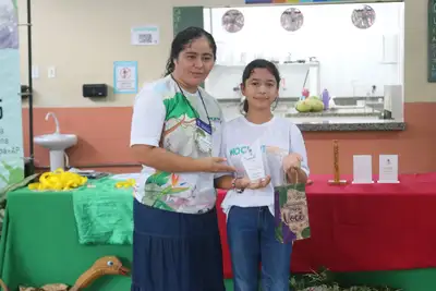 notícia: ‘Queria que todos reconhecessem que o meio ambiente é importante’, diz aluna de 12 anos vencedora de projeto destaque em Mostra Científica