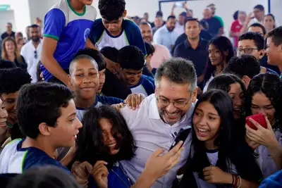 Galeria: Reinauguração da Escola Estadual Coaracy Nunes