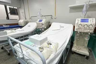 notícia: Governo do Amapá entrega primeira enfermaria de hemodiálise dentro do Hospital de Emergência, em Macapá