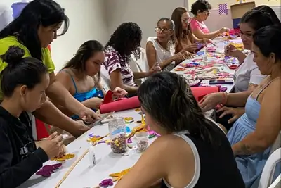 notícia: Governo do Amapá incentiva autonomia financeira de mulheres em Santana