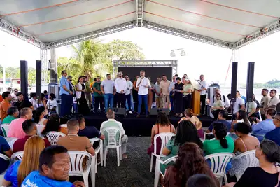 notícia: Marco histórico: Governo do Amapá lança Plano Diretor da Bacia Hidrográfica do Rio Araguari com abrangência em 11 municípios