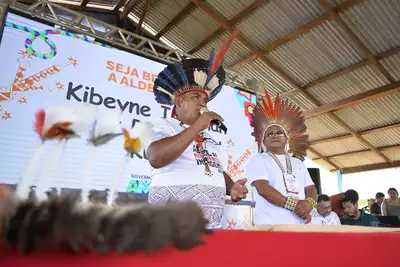galeria: Reunião com os Caciques de Oiapoque na Aldeia Kuahi