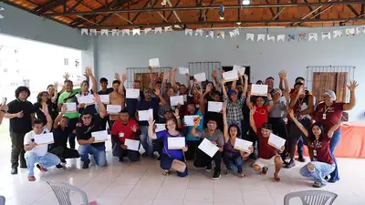 notícia: Moradores do Residencial Macapaba são capacitados para o mercado de trabalho em três áreas de atuação pelo Governo do Amapá