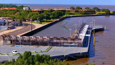 notícia: Governador Clécio Luís entrega novo Terminal Hidroviário Engº Hercílio da Luz Mescouto com padrão nacional na orla de Macapá