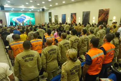 notícia: Governo do Amapá inicia 1º Seminário de Combate a Incêndio Florestal voltado para ações técnicas e operacionais