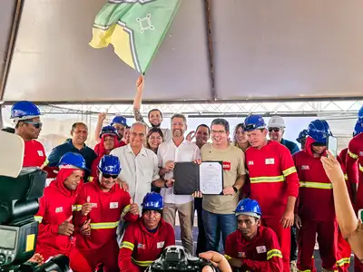 galeria: Assinatura da Ordem de Serviço da Aldeia da Paz