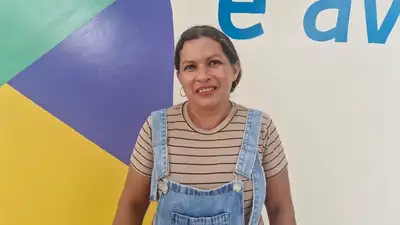 notícia: 'É uma nova vida para minha filha', diz mãe de estudante durante entrega da nova Escola Estadual Raimunda Virgolino, em Macapá