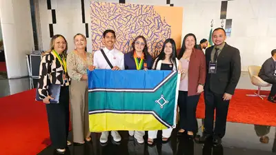 notícia: Jovem Senador: estudantes da rede estadual de ensino do Amapá participam de vivência legislativa no Senado Federal