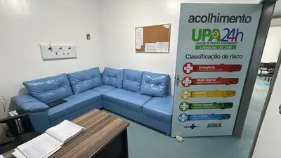 notícia: Governo do Amapá investe em melhoria do setor de acolhimento com classificação de risco na UPA de Laranjal do Jari