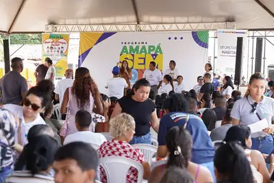 notícia: Governo do Amapá realiza ação ‘Comunidade e Cidadania’ para cerca de 2 mil famílias no bairro Parque Aeroportuário, em Macapá
