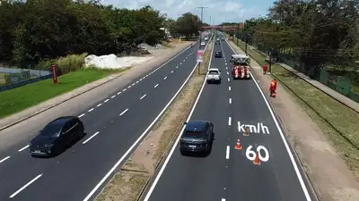 notícia: 54ª Expofeira: Governo do Amapá organiza faixa de contrafluxo, monitoramento de câmeras e sinalização na Rodovia Josmar Chaves Pinto