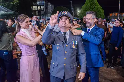 notícia: Em homenagem ao Dia do Soldado, Governo do Amapá realiza promoção de mais de 470 oficiais e praças da Polícia Militar