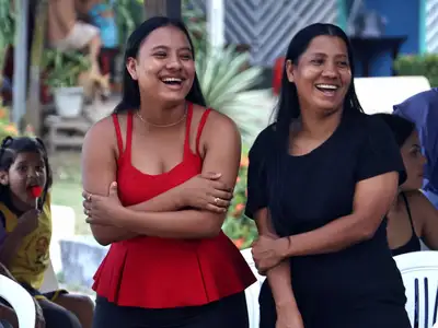 notícia: Agosto Lilás: moradoras do Residencial Mucajá recebem tarde de lazer e conscientização pelo Governo do Amapá