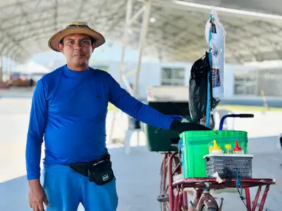 notícia: 'Desde que começaram os preparativos, estou aqui todo dia', diz empreendedor que participou de mais de 30 edições da Expofeira, em Macapá