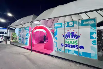 notícia: FOTOS: 'escovódromo' e atividades lúdicas do programa Mais Sorriso encantam crianças na 54ª Expofeira do Amapá
