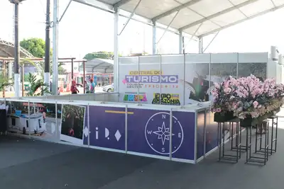 notícia: Central do Turismo reúne serviços para fortalecer o setor e garantir suporte direto ao público na 54ª Expofeira do Amapá