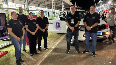 notícia: Governo do Amapá fortalece ações de proteção à mulher na 54ª Expofeira com entrega de viatura e disponibilidade de atendimento de vítimas 