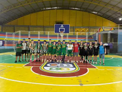 notícia: Estudantes-atletas da rede estadual de ensino conquistam título da etapa regional do Campeonato Brasileiro de Basquete 3x3
