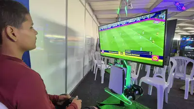 notícia: 54ª Expofeira do Amapá: espaço gamer encanta crianças e promove inclusão social no Parque de Exposições da Fazendinha
