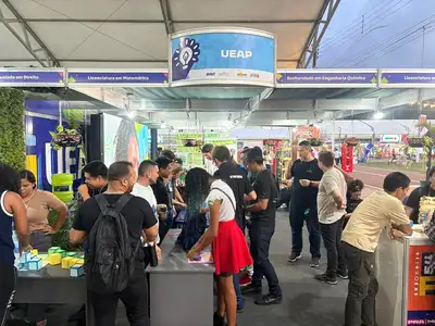 notícia: Meio ambiente e matemática são temas das apresentações do estande da Ueap na 54ª Expofeira do Amapá