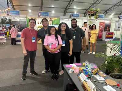 notícia: Inovações na música, engenharia química e design são destaques do estande da Ueap na 54ª Expofeira do Amapá