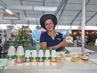 notícia: 'Incentivamos a agricultura familiar no nosso estado', diz expositora do Corredor do Açaí na 54ª Expofeira do Amapá