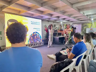 notícia: Lei de Incentivo à Reciclagem ganha espaço em oficina na 54ª Expofeira do Amapá, realizada pelo Governo do Estado