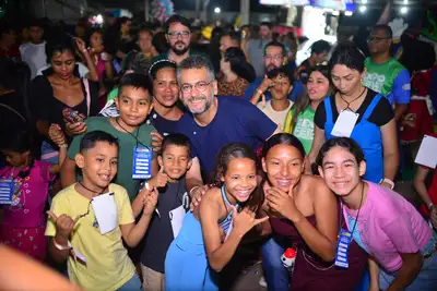 notícia: Monitores do Novo Amapá Jovem colaboram com o 'Dia da Família' promovido pelo Governo do Estado no Parque de Exposições da Fazendinha
