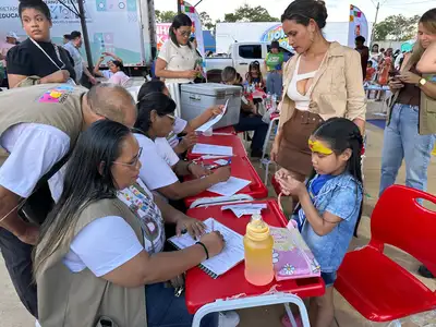 notícia: Superintendência de Vigilância em Saúde garante inspeções em estandes, palestras educativas e vacinação na 54ª Expofeira do Amapá