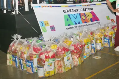 galeria: Amapá  Sem Fome - Entrega de kits Alimentos em Vitória do Jari